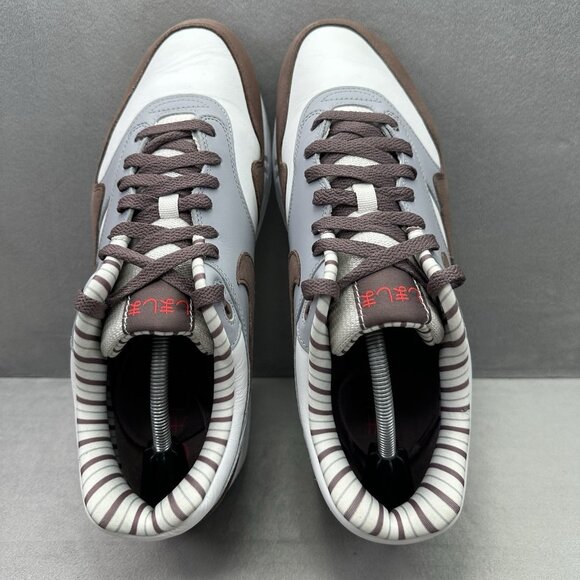Mens‎ Size 12.5 Nike Air Max 1 Premium Shima Shima Shoes White Plum Eclipse 2023 main image 7